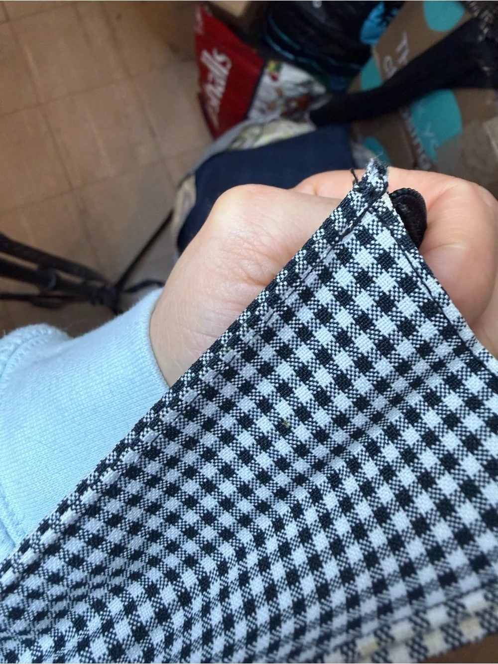 Kate Spade Vintage Y2K Gingham Pouch Clutch